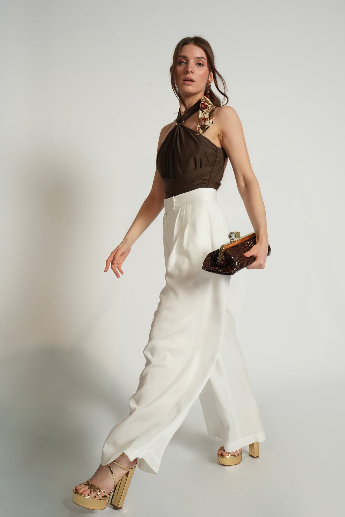 Arabica Draped One-Piece