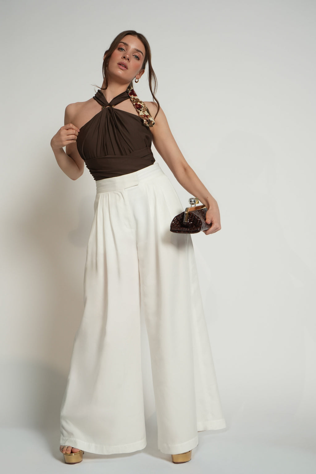 Arabica Draped One-Piece