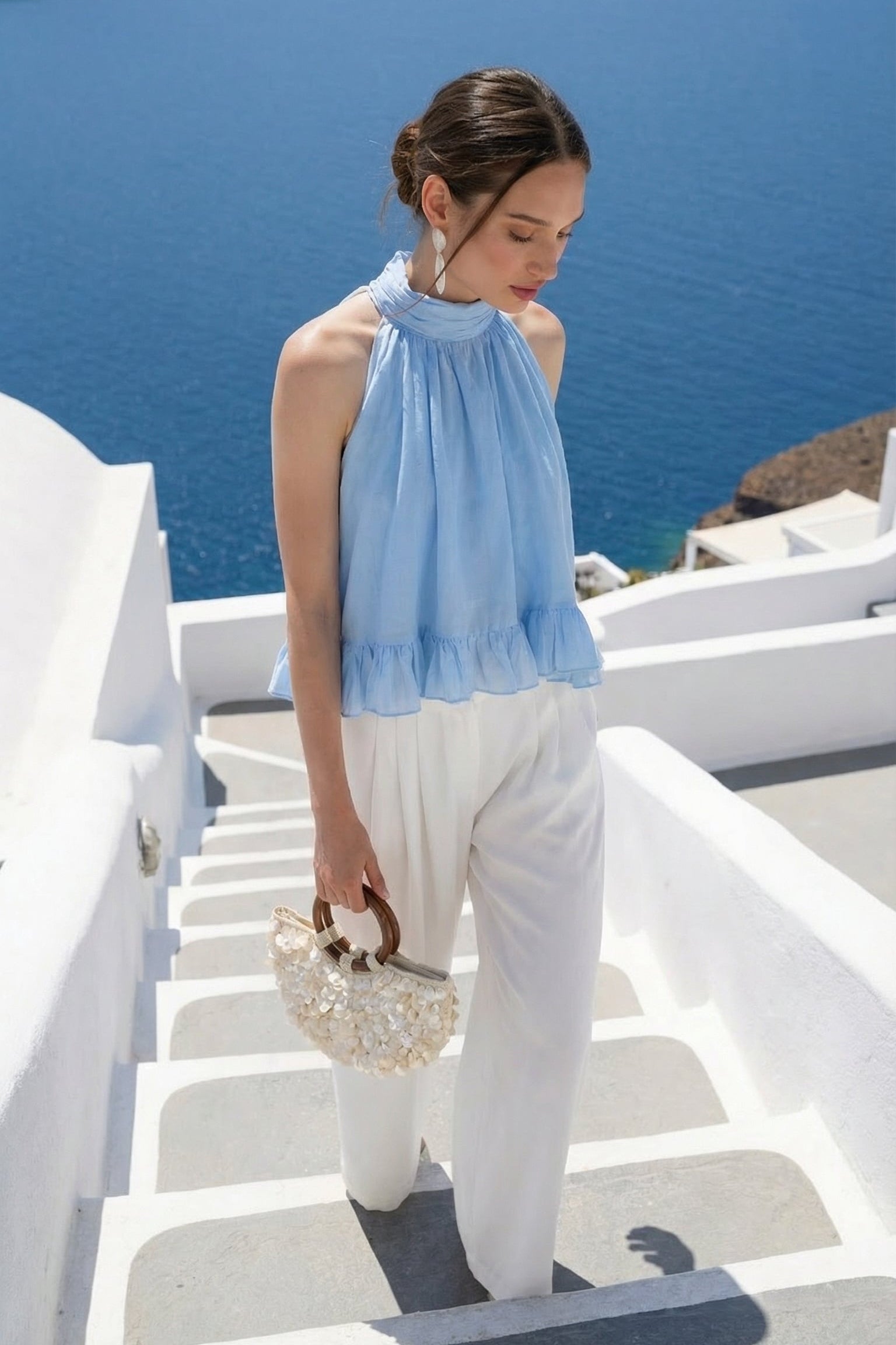 Azzurra Pearl Top